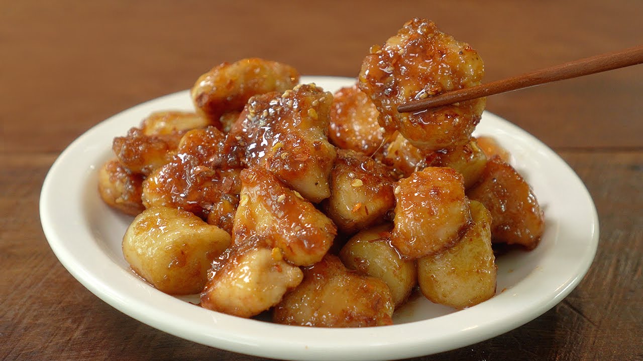 튀기지 않아도 맛있는, 원팬 허니갈릭 치킨만들기 :: 닭가슴살요리 :: One Pan Honey Garlic Chicken