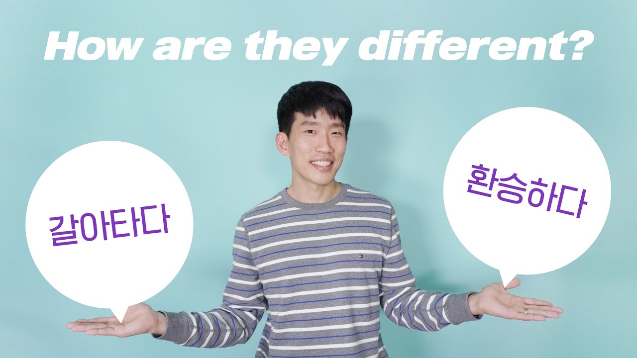 Korean Word Comparison - 갈아타다 vs. 환승하다