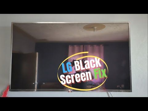LG TV Black screen Fix