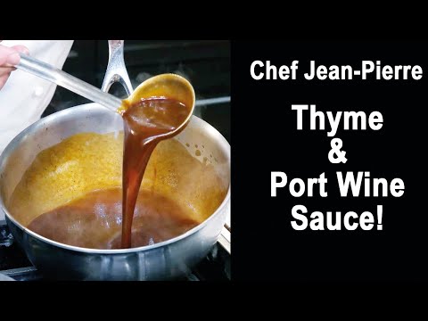 Easy to Make Port Wine Sauce | Chef Jean-Pierre